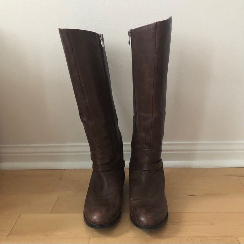 Brown Leather Riding Boots - Picture 15 of 16
